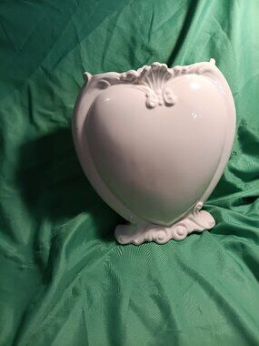 hEART SHAPED VASE..12 inches tall
